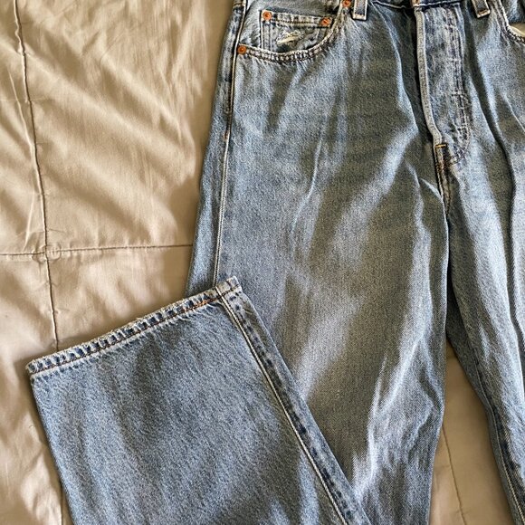 Levis Ribcage Jeans Straight Ankle W28 L29 - Picture 3 of 16